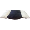 canapé design-luxueux  panier pour chien coussin lavable écru noir écru