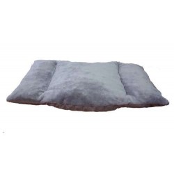 panier de qualité pour grand chien coussin doudou gris lavable en machine