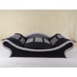 canape pour chien et chat de luxe en tissu d'ameublement résistant aux griffures