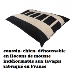 coussin pour gros chien couchage déhoussable pour faciliter le  nettoyage